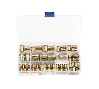 Tuerca remachable de cabeza plana, Tuercas Remachables Galvanizadas De Acero Al Carbono M3 M4 M5 M6 M8 M10 M12 93 Piezas