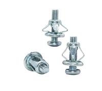 Tuerca remachable de expansión con forma pétalo, tuerca metal, abrazadera for placa matrícula coche, tuercas gato seguridad, perno(M4x25(50pcs))