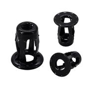 Tuerca remachable de metal en forma de pétalo de acero al carbono galvanizado, tuercas de expansión Molly Jack, abrazadera de fijación for matrícula, tuerca remachable M4 M5 M6 M8(Noir,M4x20 (10Pcs))