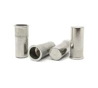 tuerca remachable, Tuercas remachables selladas con cabeza plana/avellanada Tuerca de inserción roscada SUS304 Tuercas remachables Nutsert de cabeza plana con moleteado(Color:30pcs,Size:Countersunk M5
