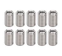 Tuerca roscada de acero inoxidable, hembra M5 x 0,8 mm, macho M8 x 1,25 mm, longitud 12 mm, accesorio de hardware, 10 piezas