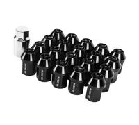 Tuerca Rueda Bloqueo Compatible Con Mazda 3 Para MPS 2009 2010 2011 2012 2013 20 Piezas M12x1.5 Pernos De Rueda Tuercas De Rueda Tuercas De Rueda De Extremo Cerrado De 35 Mm(Negro)