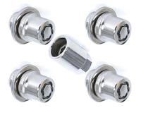 Tuerca Rueda Bloqueo Compatible Con Toyota Para Yaris L, LE, SE 2014-2017 Para Matrix 2003-2008 4 Tuercas+1 Llave 33 Mm De Altura Pernos De Rueda 0027600900