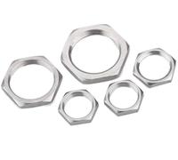 tuerca, tuerca hexagonal, 10 unids/set métrico hilo femenino tuerca de bloqueo hexagonal instalación tuberías acero inoxidable 304