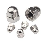 Tuercas ciegas de rosca fina, Tuercas ciegas de acero inoxidable, Tuercas decorativas,M10 * 1,25 * 5 piezas