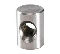 Tuercas cilíndricas, Pernos de barril M4 M5 M6 M8 Pasador cilíndrico acero inoxidable 304 Agujero cruzado Martillo Tuerca incrustada(M8 12x40)