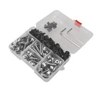 Tuercas Clips Kit De Tornillos Para Carenado Motocicleta Para Yamaha MT07 MT09 TRACER GT T7 TENERE 700 900 Surtido Arandelas Y Tuercas Set Pernos Carenado Motocicleta(Plata)