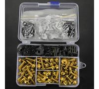 Tuercas Clips Kit Tornillería Para Carenado Motocicleta Para SUZUKI GSXR GSX-R GSX R 750 600 400 150 125 1300 1100 Tuercas Para Parabrisas Set Pernos Carenado Motocicleta