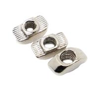 Tuercas con ranura en T, Conector de tuerca en T con cabeza de martillo metálico, M3-M8 for perfil de aluminio serie 20-45, 10/20 Uds.(40-M8 10pcs)