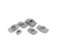 Tuercas con ranura en T, Tuerca en T de 10/20/50/100 Uds for perfil de aluminio serie 20/30/40/45 con tuercas M3/M4/M5/M6/M8((10PCS),45-M8)