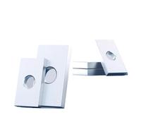 Tuercas Cuadradas 10-200 piezas Tuercas cuadradas M3 M4 M5 M6 M8 rectangulares deslizantes delgadas for bloque Accesorio de perfil aluminio(M4-20x7x3.0mm 50PCS)