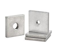 Tuercas cuadradas de acero inoxidable 304 M12 x 40 x 40 mm, tuercas cuadradas para conector de maquinaria de muebles (grosor 5 mm, 8 piezas)