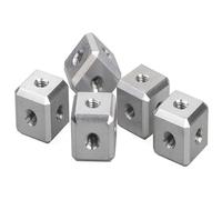 Tuercas cuadradas, Lote de 5 piezas de impresora 3D con placa de fijación de tuerca de tornillo M3(Cube)