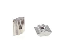 Tuercas cuadradas Sujetadores Tuercas cuadradas en T M3-M10 for perfiles de aluminio extruido serie 20-45. Paquete 10-50 unidades(10PCS 40series M6)