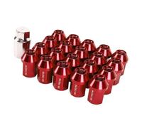 Tuercas Cubo Rueda Compatible Con KIA Para KX Para Cross Para KX7 Para Pegas 2017 2018 2019 20 Piezas Tuercas Rueda M12x1.5 Perno Tornillo Neumático Cubo Rueda Cerrado De 35 Mm(Rojo)