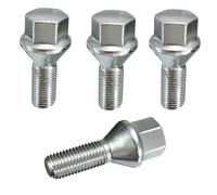 Tuercas Cubo Rueda Compatible Con Para Serie 3 E21 E30 E36 E46 E90 E92 E93 1975-2012 4PCS Pernos De Rueda De Coche Pernos De Rueda Tuercas M12x1.5mm