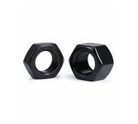 Tuercas de acero al carbono negras M8x1 M10x1 M10x1.25 M12x1 M12x1.25 M12x1.5 M14x1.5 M16x1.5 M18x1.5 M20x1.5(M10 x 1.0(5pcs))