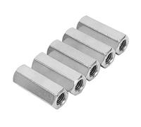 Tuercas de acoplamiento hexagonales Tuerca de conexión M10 de acero inoxidable 5PCS