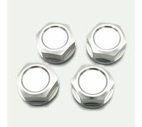 Tuercas de aluminio para rueda de 17 mm, color plateado para Losi 1/6 Super Baja Rey LOS252078