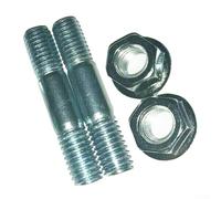 Tuercas de barra y pernos de barra compatibles con motosierra SX62, 4 piezas para una mayor durabilidad