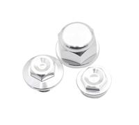 Tuercas de Bloqueo de Eje de Rueda Delanteras y traseras CNC for Husqvarna TE FE TC FC, KTM SX SXF XC XCF EXC EXCF XCW SMR y GasGas Parts.(1 Set Silver)