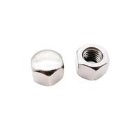 Tuercas de cabeza abovedada, 1/20 piezas M3 M4 M5 M6 M8 M10 M12 M14 M16 304 A2-70 Tuerca ciega de cabeza hexagonal corta y delgada DIN917(M10 5pcs)