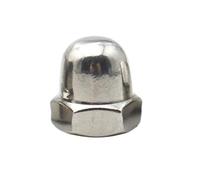 Tuercas de cabeza abovedada, Tuercas ciegas de bellota hexagonales cúpula acero inoxidable 304 M3-M24(M10 (5pcs))