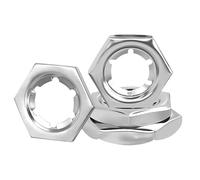 Tuercas de contador autobloqueantes de acero inoxidable ss304 din7967 m6 m8 m10 m12 m16 m20-m30 (50,M8)