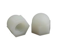 Tuercas De Cúpula Bellota Nailon, Tuerca Hexagonal Plástico Blanco/negro, M3 M4 M5 M6 M8 M10 M12 M14 M16 M18 M20 for Aislamiento, 2-50 Uds(White,M14 (5pcs))