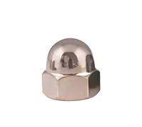 Tuercas De Cúpula Bellota Tuerca Hexagonal M3 M4 M5 M6 M8 M10 M12 Decoración Acero Al Carbono Grado 4.8 - Niquelado/Negro(Nickel Plated,M4 x 0.7mm-20pcs)