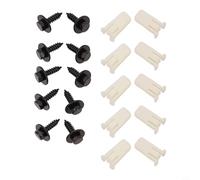 Tuercas de inserción expansibles compatibles con Ford con tornillos para Fiesta ST150 Parachoques delantero, botella de lavadora y Focus 98 2005 Dirección asistida