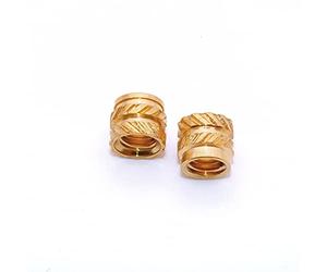 Tuercas de inserción termofusible de latón con impresión 3D, 300 Uds. De inserciones roscadas de cobre, patrón de ocho caracteres izquierdo y derecho, ID XHX OD(M2*5 * 3.5)