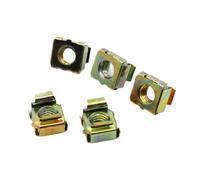 Tuercas de jaula a presión, Tuercas enjauladas flotantes M4 M5 M6 M8 M10 M12 Caja elástica de casete Tuercas enjauladas(M12 5pcs)