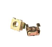 Tuercas de jaula de acero inoxidable, Tuerca enjaulada flotante for rack de servidores M4 M5 M6 M8 Paquete 3 piezas(Coloured zinc,M5-5Pcs)