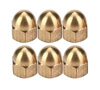 Tuercas de Latón Ciegas con Cabeza Abovedada, M3-M12, Kit de Tuercas Hexagonales, M5 20 Piezas