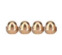 Tuercas de Latón M3-M12, Kit de Tuercas Ciegas y Hexagonales con Cabeza Abovedada, Juego de 5 Piezas M12, para Vehículos y Neumáticos
