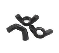 Tuercas De Mariposa 3/5/10/20 Piezas, Seguridad Zinc Blanco/negro Acero Al Carbono, Tuerca Apretada A Mano M3 M4 M5 M6 M8M10M12(Black Zinc,M8(10pcs))