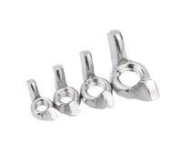 Tuercas de mariposa de acero inoxidable M3, M4, M5, M6, M8 y M10, con apriete manual, sujetadores de tuercas de mariposa, tapas de rosca, kit surtido(20PCS,M5)