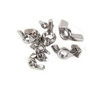 Tuercas de mariposa de acero inoxidable, tamaños múltiples de acero de tuercas de mariposa Din315 304(M6 10pcs)