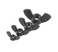 Tuercas de mariposa de acero inoxidable, Tuercas Mariposa De Acero Inoxidable 304 Negras M3-M12 5/20/50 Piezas(50pcs,M8)