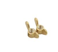 Tuercas De Mariposa Tuerca de mariposa cobre, apriete manual, 1 a 10 piezas, M3, M4, M5, M6, M8, M10, M12, M14 y M16(M12-2pcs)