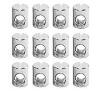 Tuercas De Martillo De Tapa De Una Palabra De 12 Piezas, Accesorios Para Fijar Armarios De Cama, Roscas Transparentes Y Mordida Firme, Ensamblaje De Muebles De Bricolaje Y Piezas De Reparación.