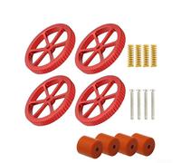 Tuercas de metal Amortiguadores de silicona Kit de nivelación de cama 4PC | Tuercas de aleación robustas, muelles de compresión de acero, silicona resistente al calor, construcción