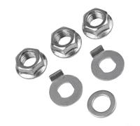 Tuercas de motor de cubo de 12 mm Arandelas de seguridad de acero para motores de cubo delantero y trasero, accesorios de rueda trasera, piezas de repuesto de brazo de torsión, fijaciones de refuerzo