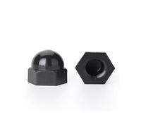 Tuercas de nailon tipo cúpula con casquillo bellota | Multicolor M3-M20: Conexión de pernos de 5-200 piezas(Black,M8-50pcs)