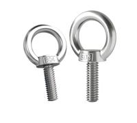 Tuercas de ojo de elevación marinas de acero inoxidable 304 DIN580 M3 M4 M5 M6 M8 M10 M12 / Tornillos de gancho for cáncamos de ojo(Eye Screw,M10 x1pc)