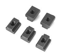 Tuercas de Ranura en T para Mesas de Máquinas Herramienta, Tuercas Ranuradas de Ranura en T M8 con Acabado en Óxido Negro