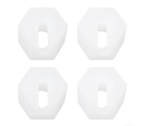 Tuercas de repuesto para máquina de soda para SodaStream Jet para Spirit Easy Fizzi para terra, fijación de conexión de manguera, 4 piezas blancas (4 piezas)