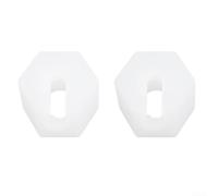 Tuercas de repuesto para máquina de soda para SodaStream Jet para Spirit Easy Fizzi para terra, fijación de conexión de manguera, 4 piezas blancas (2 piezas)