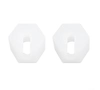 Tuercas de repuesto para máquina de soda para SodaStream para cristal 1.0 2.0 para fuente Jet para espíritu - Sello de conexión de manguera antifugas, blanco, 4 piezas (2 piezas)